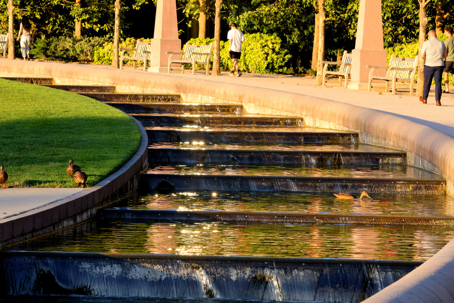 Cascading Water Fountain